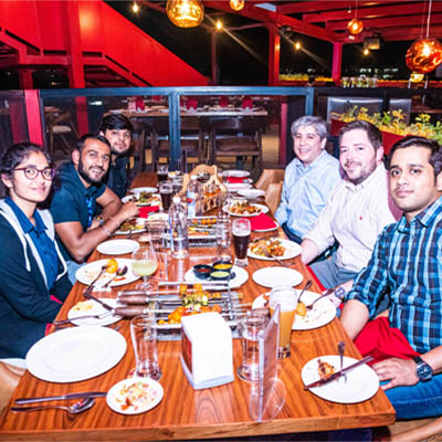 rooftop candle light dinner in bangalore